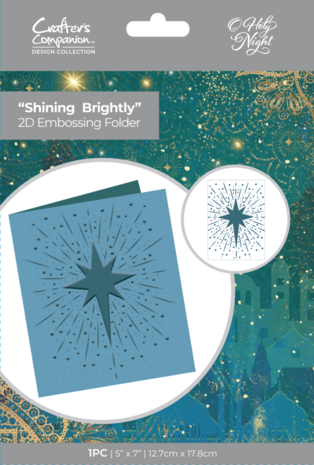 Crafter's Companion O' Holy Night 2D Embossing Folder Shining Brightly (OHN-EF5-SHINE) Crafter's Companion O' Holy Night 2D Embossing Folder Shining Brightly (OHN-EF5-SHINE)
