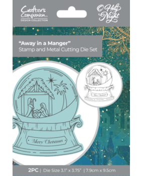 Crafter's Companion O' Holy Night Stamp & Die Away in a Manger (OHN-STD-AIMAN) Crafter's Companion O' Holy Night Stamp & Die Away in a Manger (OHN-STD-AIMAN)