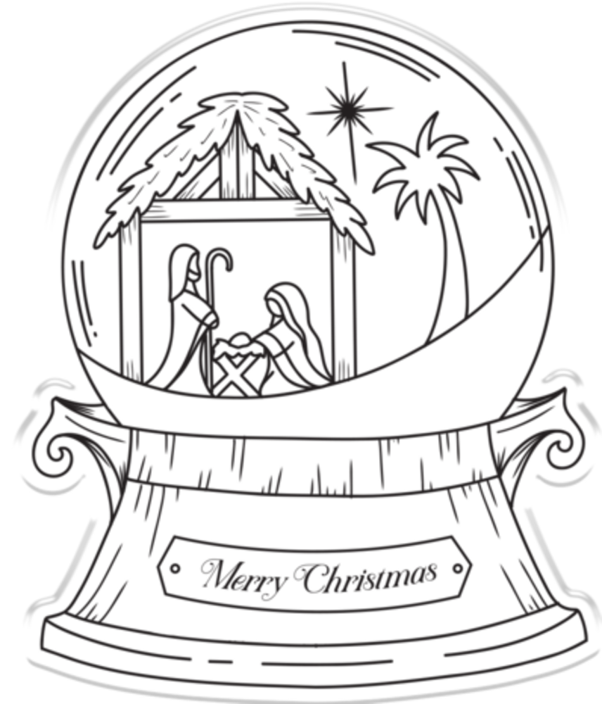 Crafter's Companion O' Holy Night Stamp & Die Away in a Manger (OHN-STD-AIMAN) Crafter's Companion O' Holy Night Stamp & Die Away in a Manger (OHN-STD-AIMAN)