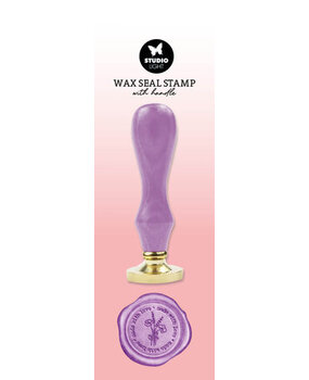 Studio Light Essentials Wax Seal Stamp Purple Made with Love (SL-ES-WAX08)