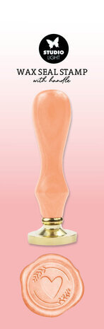 Studio Light Essentials Wax Seal Stamp Peach Heart (SL-ES-WAX09) Studio Light Essentials Wax Seal Stamp Peach Heart (SL-ES-WAX09)
