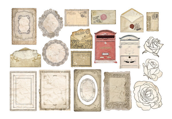 Stamperia Create Happiness Christmas Ephemera Letters (DFLCT32)