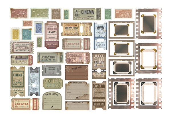 Stamperia Create Happiness Christmas Ephemera Tickets (DFLCT33) Stamperia Create Happiness Christmas Ephemera Tickets (DFLCT33)