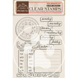 Stamperia Create Happiness Christmas Clear Stamps Weekly Planner (WTK179)