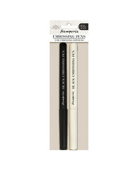 Stamperia Create Happiness Embossing Pens Clear & Black (WYPP)