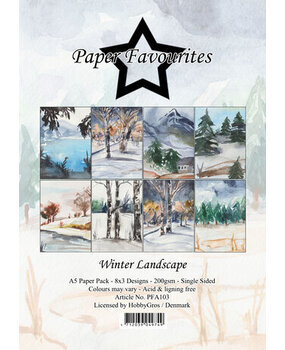 Paper Favourites Winter Landscape A5 Paper Pack (PFA103) Paper Favourites Winter Landscape A5 Paper Pack (PFA103)
