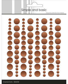 Simple and Basic Adhesive Enamel Dots Metallic Antique Gold Matte (SBA030) Simple and Basic Adhesive Enamel Dots Metallic Antique Gold Matte (SBA030)