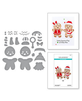Spellbinders Dancin' Christmas Dancin' Gingerbread Dies (S5-609)