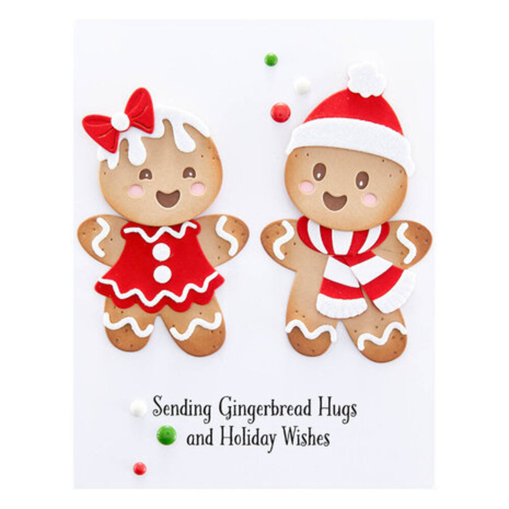 Spellbinders Dancin' Christmas Dancin' Gingerbread Dies (S5-609)
