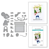 Spellbinders Dancin' Christmas Dancin' & Giftin' Mouse Dies (S4-1318)