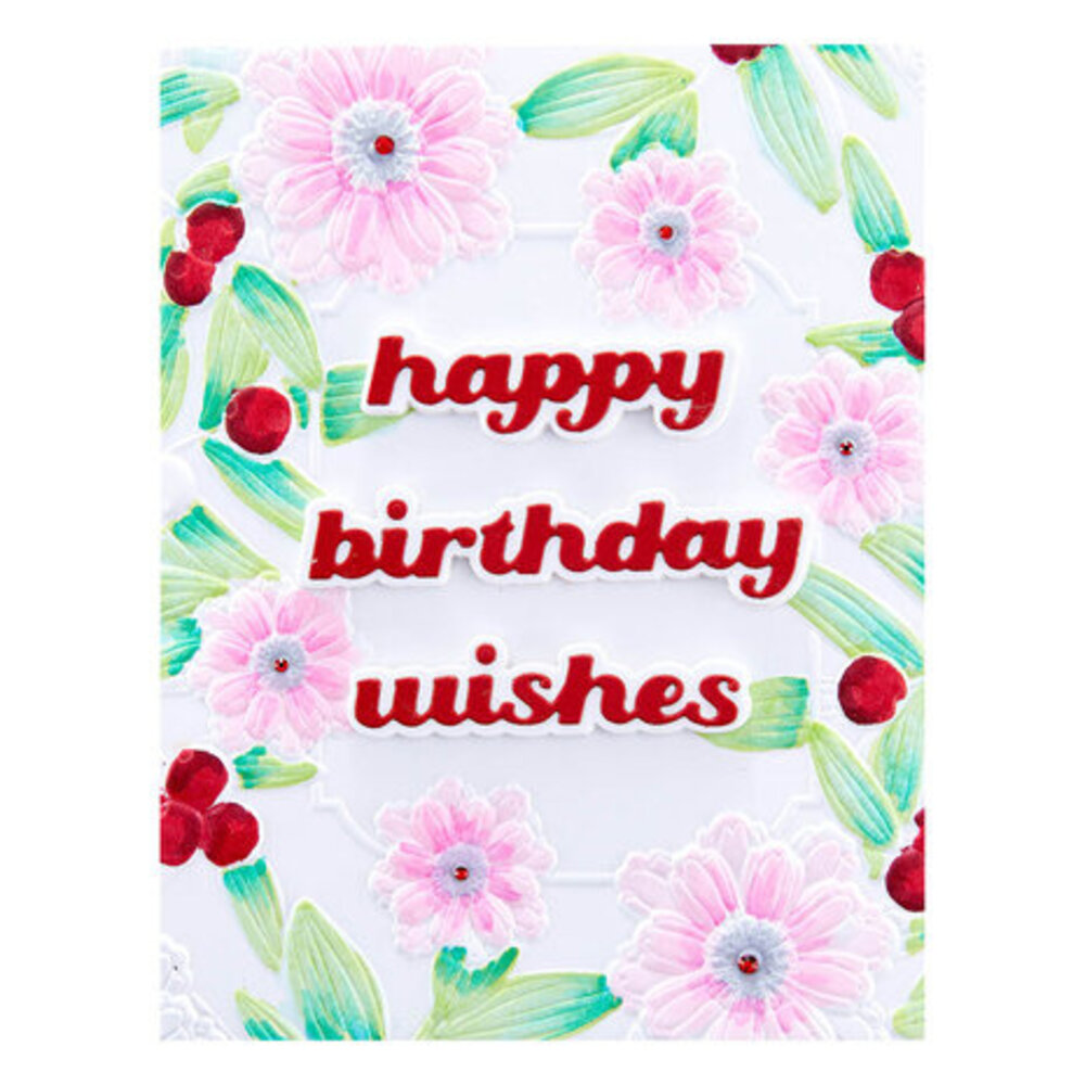 Spellbinders Sealed for Christmas Notched Corner Florals 3D Embossing Folder (E3D-067) Spellbinders Sealed for Christmas Notched Corner Florals 3D Embossing Folder (E3D-067)