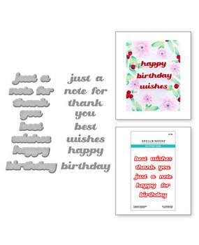 Spellbinders Sealed for Christmas Popular Sentiments Dies (S3-492) Spellbinders Sealed for Christmas Popular Sentiments Dies (S3-492)
