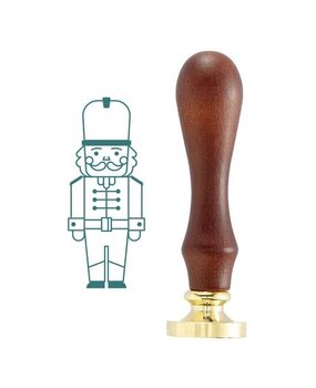 Spellbinders Sealed for Christmas Nutcracker Wax Seal Stamp (WS-098) Spellbinders Sealed for Christmas Nutcracker Wax Seal Stamp (WS-098)