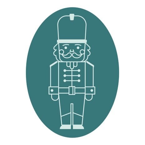 Spellbinders Sealed for Christmas Nutcracker Wax Seal Stamp (WS-098)