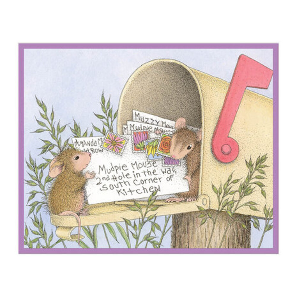 Spellbinders House-Mouse Designs Mouse Mail Cling Rubber Stamp (RSC-007) Spellbinders House-Mouse Designs Mouse Mail Cling Rubber Stamp (RSC-007)