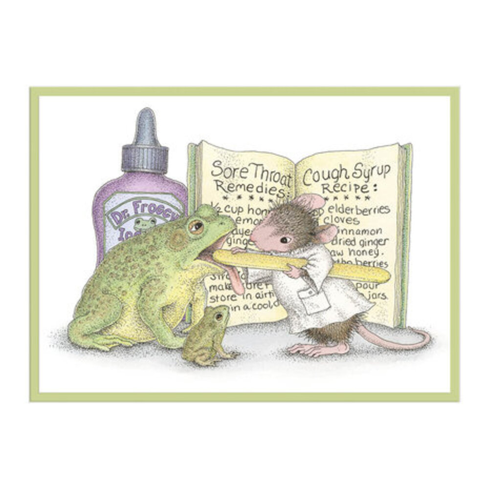 Spellbinders House-Mouse Designs Froggy Throat Cling Rubber Stamp (RSC-008)