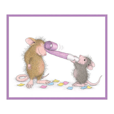 Spellbinders House-Mouse Designs Party Time! Cling Rubber Stamp (RSC-009)