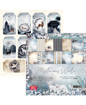 Craft & You Mysterious Winter 12x12 Inch Paper Pack (CYD-CPS-MWI30-12) Craft & You Mysterious Winter 12x12 Inch Paper Pack (CYD-CPS-MWI30-12)