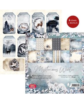 Craft & You Mysterious Winter 12x12 Inch Paper Pack (6pcs) (CYD-CPS-MWI30-6) Craft & You Mysterious Winter 12x12 Inch Paper Pack (6pcs) (CYD-CPS-MWI30-6)