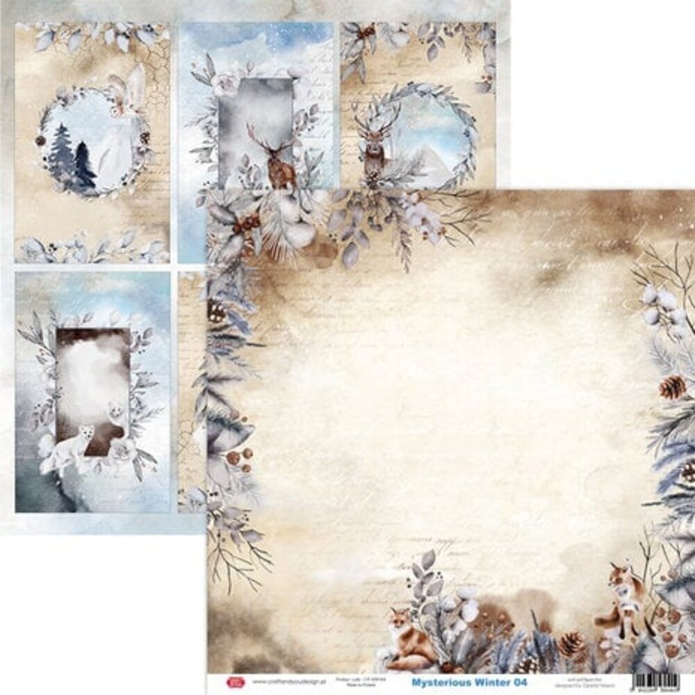 Craft & You Mysterious Winter 12x12 Inch Paper Pack (6pcs) (CYD-CPS-MWI30-6) Craft & You Mysterious Winter 12x12 Inch Paper Pack (6pcs) (CYD-CPS-MWI30-6)
