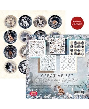 Craft & You Mysterious Winter 12x12 Inch Creative Set (4pcs) (CYD-CSET-MWI-4) Craft & You Mysterious Winter 12x12 Inch Creative Set (4pcs) (CYD-CSET-MWI-4)