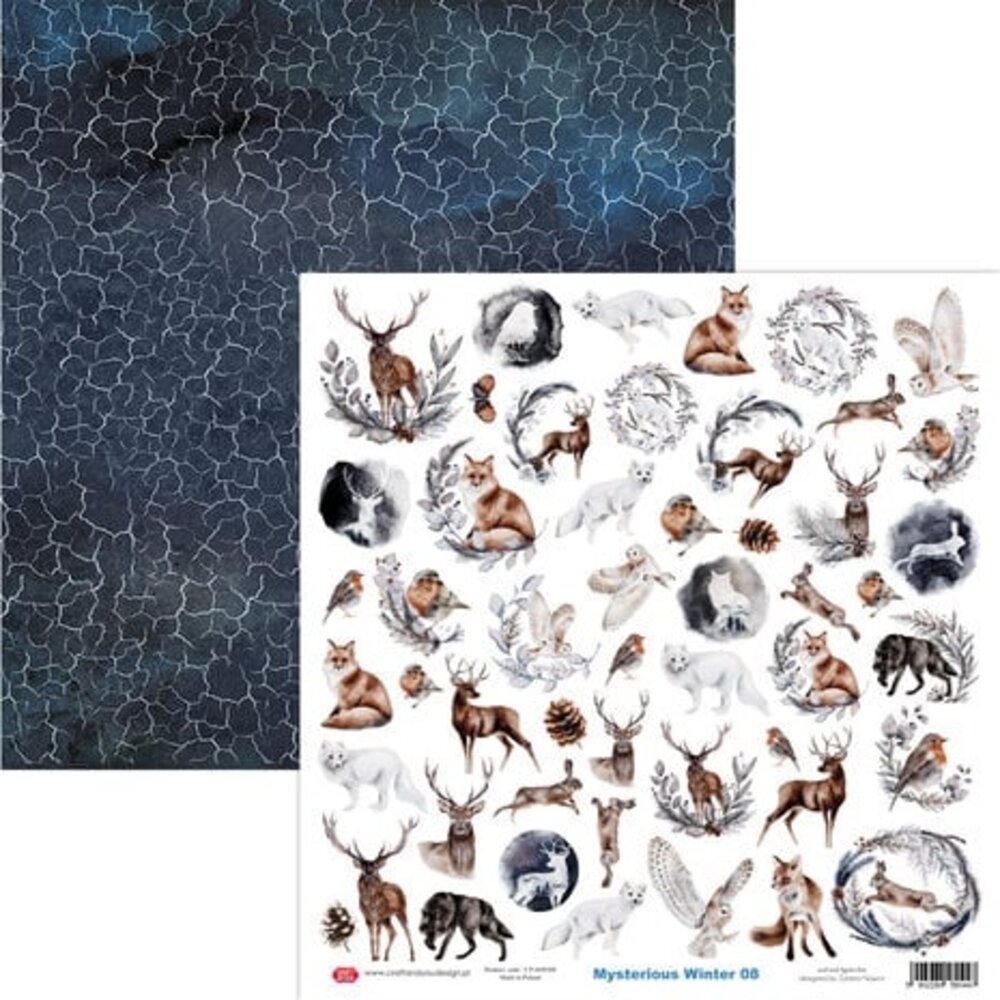 Craft & You Mysterious Winter 12x12 Inch Creative Set (4pcs) (CYD-CSET-MWI-4) Craft & You Mysterious Winter 12x12 Inch Creative Set (4pcs) (CYD-CSET-MWI-4)