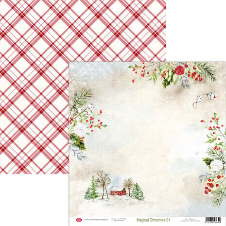 Craft & You Magical Christmas 12x12 Inch Paper Pack (6sheets) (CYD-CPS-MC30-6) Craft & You Magical Christmas 12x12 Inch Paper Pack (6sheets) (CYD-CPS-MC30-6)