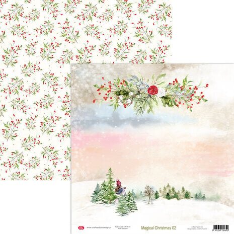 Craft & You Magical Christmas 12x12 Inch Paper Pack (6sheets) (CYD-CPS-MC30-6) Craft & You Magical Christmas 12x12 Inch Paper Pack (6sheets) (CYD-CPS-MC30-6)