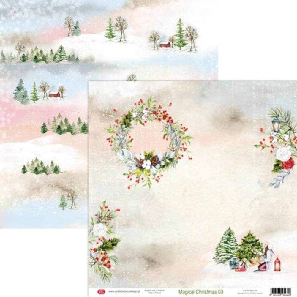 Craft & You Magical Christmas 12x12 Inch Paper Pack (6sheets) (CYD-CPS-MC30-6) Craft & You Magical Christmas 12x12 Inch Paper Pack (6sheets) (CYD-CPS-MC30-6)