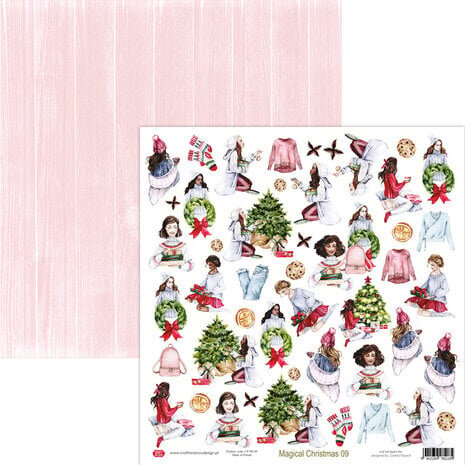 Craft & You Magical Christmas 12x12 Inch Creative Set (8pcs) (CYD-CSET-MC-8)