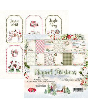 Craft & You Magical Christmas 6x6 Inch Paper Pack (CYD-CPB-MC15) Craft & You Magical Christmas 6x6 Inch Paper Pack (CYD-CPB-MC15)