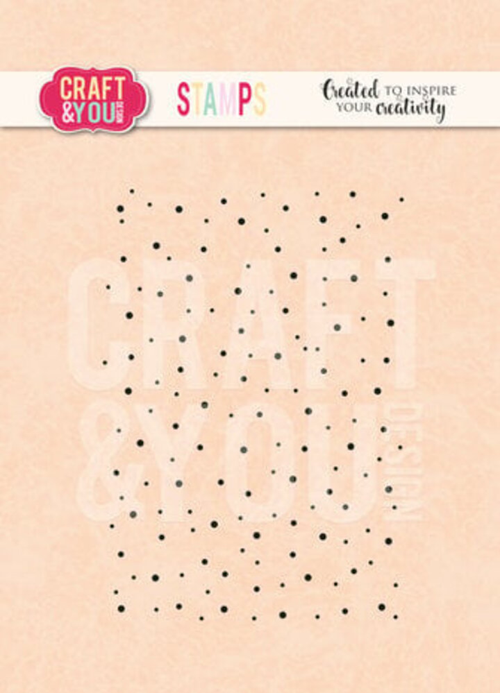 Craft & You Clear Stamp Dots (CS029) Craft & You Clear Stamp Dots (CS029)