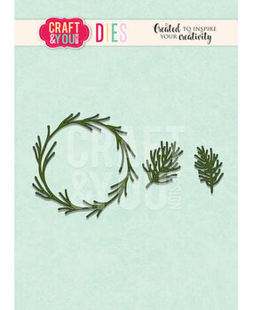 Craft & You Dies Coniferous Wreath (CW252)