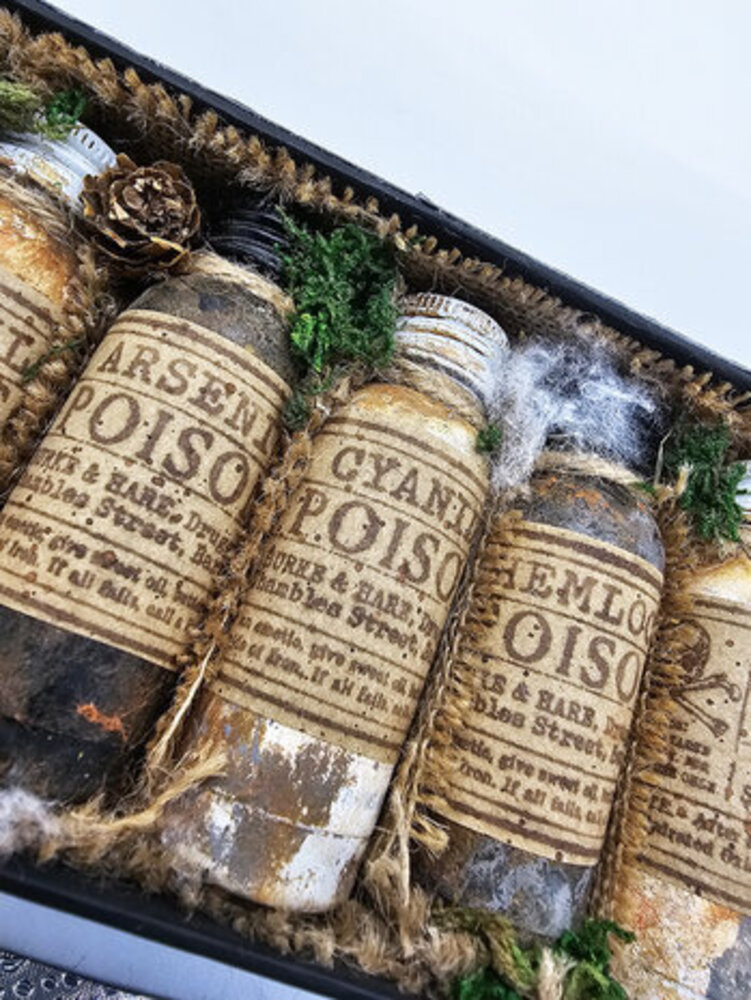 IndigoBlu Poison Labels A6 Rubber Stamps (IND1178) IndigoBlu Poison Labels A6 Rubber Stamps (IND1178)