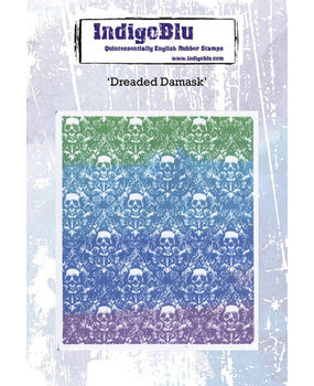IndigoBlu Dreaded Damask A6 Rubber Stamps (IND1182) IndigoBlu Dreaded Damask A6 Rubber Stamps (IND1182)