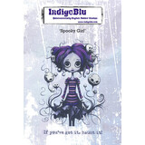 IndigoBlu Spooky Girl A6 Rubber Stamps (IND1185)