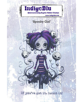 IndigoBlu Spooky Girl A6 Rubber Stamps (IND1185) IndigoBlu Spooky Girl A6 Rubber Stamps (IND1185)