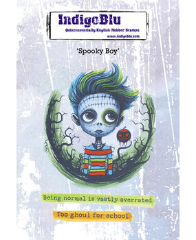 IndigoBlu Spooky Boy A6 Rubber Stamps (IND1186)