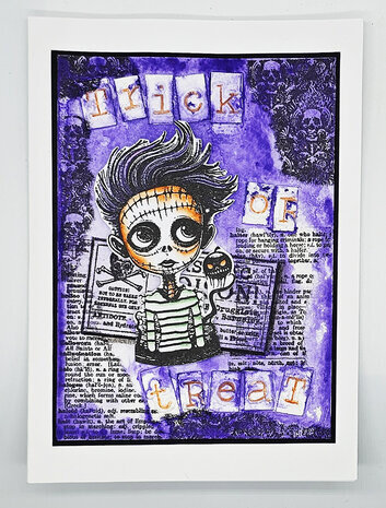 IndigoBlu Spooky Boy A6 Rubber Stamps (IND1186)
