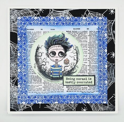 IndigoBlu Spooky Boy A6 Rubber Stamps (IND1186)