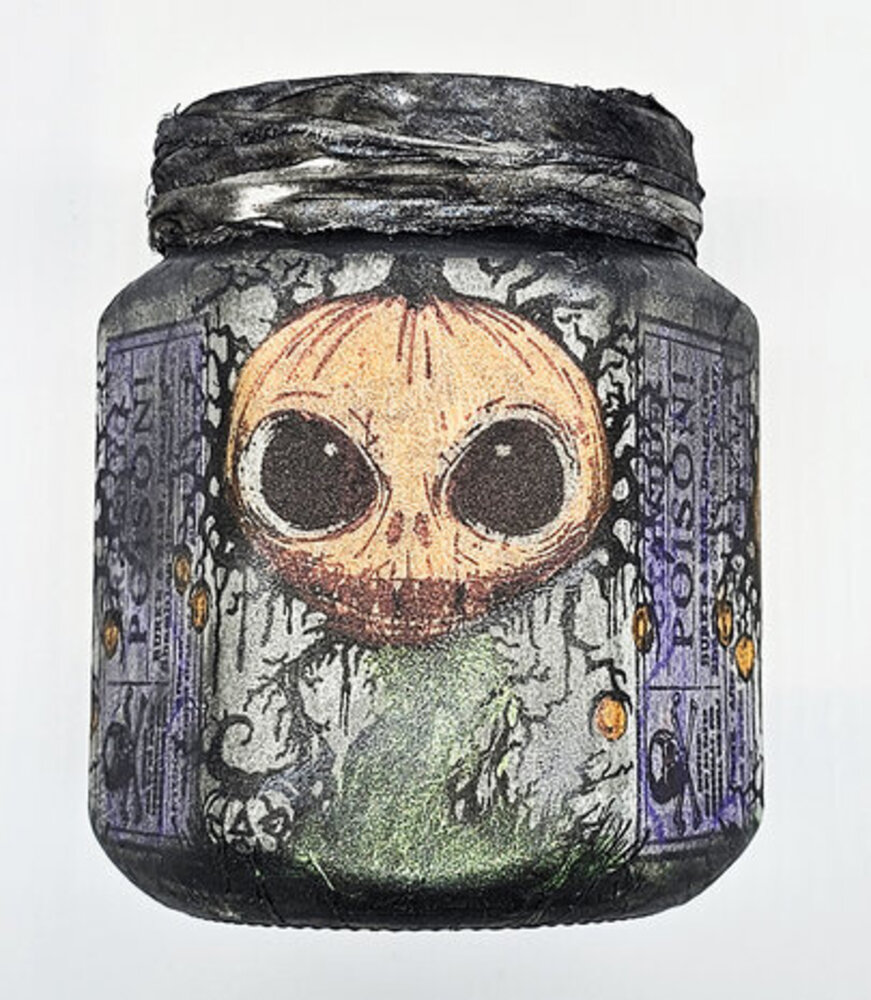 IndigoBlu Pumpkin Monster A6 Rubber Stamps (IND1187)