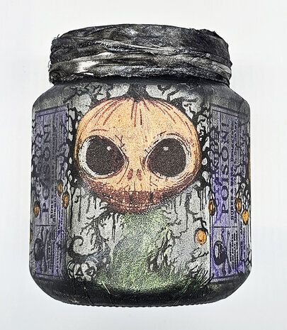 IndigoBlu Pumpkin Monster A6 Rubber Stamps (IND1187)