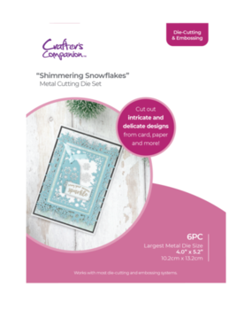 Crafter's Companion Christmas Nesting Die Shimmering Snowflakes (CC-DCE-MD-SHSN)