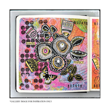 Crafty Individuals Floral Abstractions Buds Unmounted Rubber Stamps (CI-633) Crafty Individuals Floral Abstractions Buds Unmounted Rubber Stamps (CI-633)