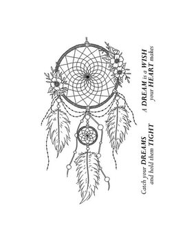 Crafty Individuals Dreamcatcher Unmounted Rubber Stamps (CI-636)