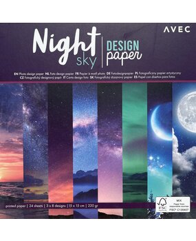AVEC Night Sky 6x6 Inch Paper Pad (3009688)