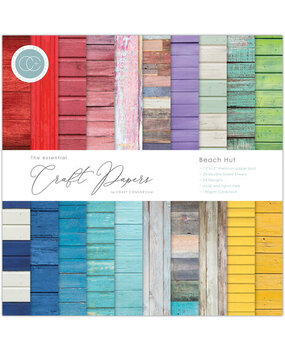 Craft Consortium Essential Craft Papers 12x12 Inch Paper Pad Beach Hut (CCEPAD028) Craft Consortium Essential Craft Papers 12x12 Inch Paper Pad Beach Hut (CCEPAD028)
