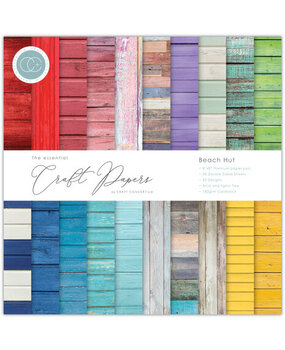 Craft Consortium Essential Craft Papers 8x8 Inch Paper Pad Beach Hut (CCEPAD028E) Craft Consortium Essential Craft Papers 8x8 Inch Paper Pad Beach Hut (CCEPAD028E)