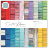 Craft Consortium Essential Craft Papers 6x6 Inch Paper Pad Beach Hut (CCEPAD028B)