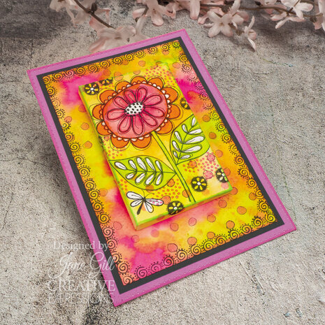 Woodware Petal Doodles Happy Thoughts Clear Stamps (JGS857)